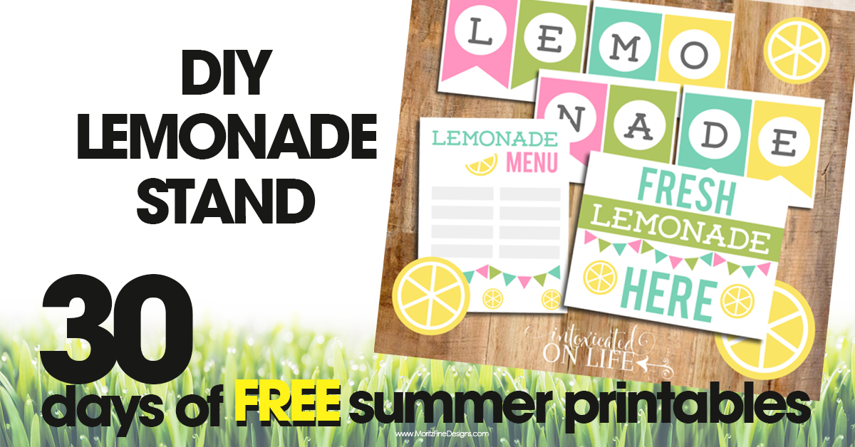 Lemonade Stand Printables